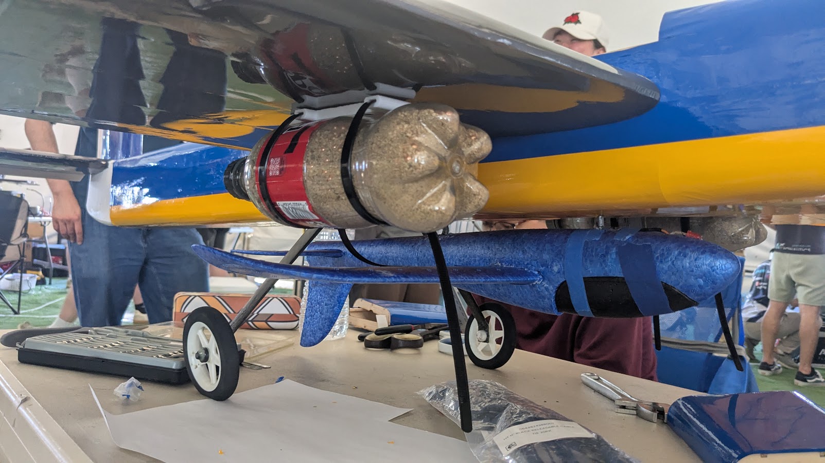 belly section of the plane